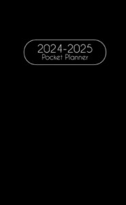 pocket planner 2024-2025: 2 year pocket calendar january 2024 to december 2025