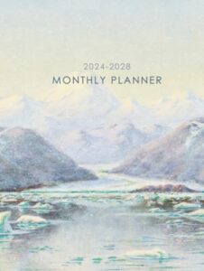 2024-2028: monthly planner five years agenda & organizer from january 2024 to december 2028 watercolor hardcover