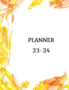 daily weekly planner 2023-2024: large ( 8.5x11 ) with notes