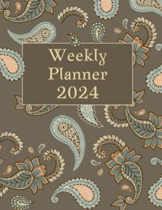 2024 weekly planner: 52 week 8.5"x 11" planner with to-do, focus, notes and priority list