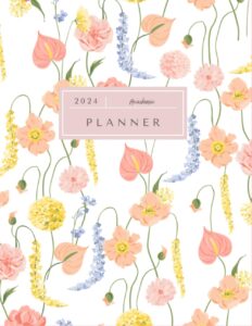 2024-2025 monthly planner: two year , academic planner, student planner, weekly and monthly planner for middle elementary, high school and college ... pages, class schedule, monthly calendar