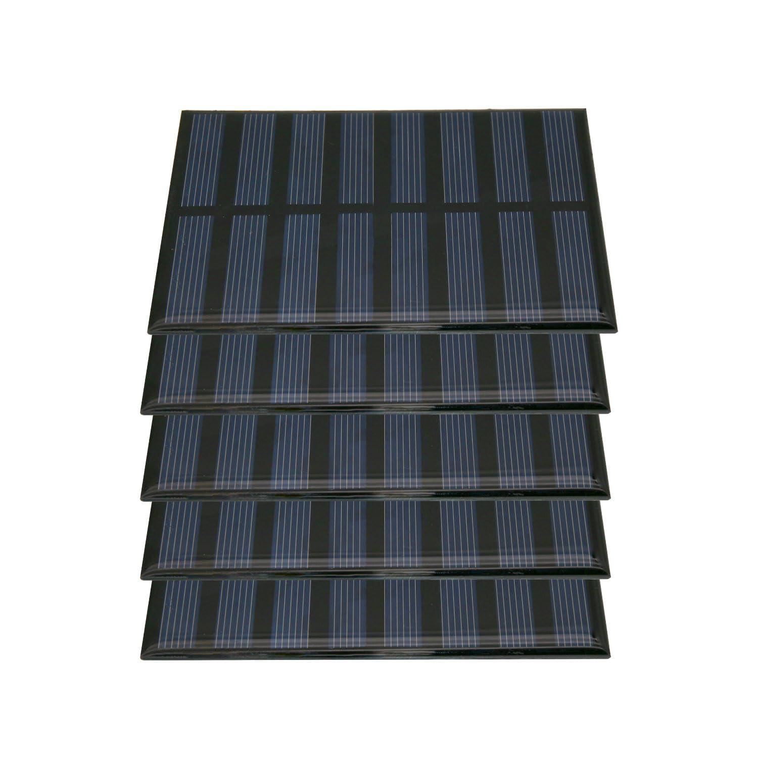 5Pcs Mini Solar Panels for Solar Power, 4V 200mA Mini Solar Panel Kit DIY Electric Toy Photovoltaic Cells Solar Epoxy Cell Charger 4.33"*3.15"(110mm*80mm)