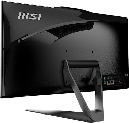 MSI PRO AP222T All-in-One Desktop: Intel Pentium Gold G7400, 4GB DDR4 2666MHz, 128GB NVMe SSD, Anti-Flicker, Less Blue Light, BT 5.0, Windows 11 Pro: 13M-068US,Black