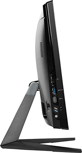 MSI PRO AP222T All-in-One Desktop: Intel Pentium Gold G7400, 4GB DDR4 2666MHz, 128GB NVMe SSD, Anti-Flicker, Less Blue Light, BT 5.0, Windows 11 Pro: 13M-068US,Black