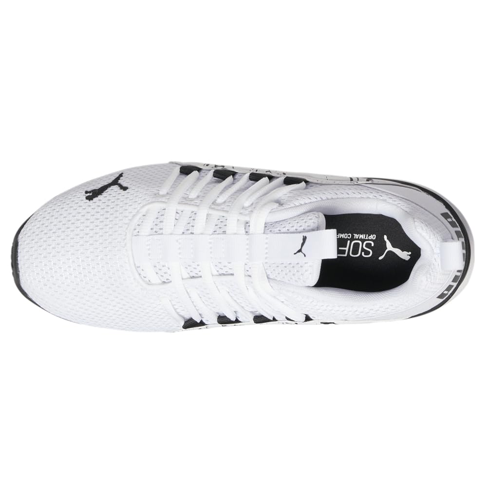 PUMA Womens Axelion Marble Training Sneakers Shoes - White - Size 8 M