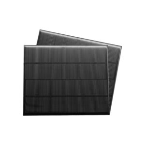 2pcs mini solar panels for solar power, 10v 300ma mini solar panel kit diy electric toy photovoltaic cells solar epoxy cell charger 5.91"*4.92"(150mm*125mm)
