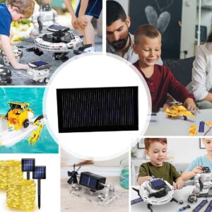 10Pcs Mini Solar Panels for Solar Power, 3V 90mA Mini Solar Panel Kit DIY Electric Toy Photovoltaic Cells Solar Epoxy Cell Charger 2.44"*1.42"(62mm*36mm)