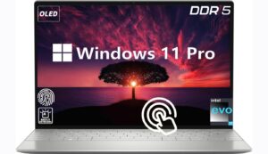 dell xps 13 plus business laptop, 13.4 inch 3.5k oled touchscreen, 12th intel evo i7-1260p, 16gb ddr5 ram, 1tb ssd, windows 11 pro, fingerprint reader, backlit keyboard, 2 x thunderbolt 4, silver
