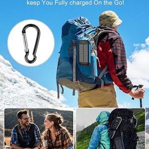 𝟮𝟬𝟮4 𝙐𝙥𝙜𝙧𝙖𝙙𝙚 Solar Power Bank -38800mAh Waterproof Portable Solar Phone Charger with LED Flashlight/Fast Charge USB C External Backup Battery Pack for All Cell Phones & Electronic Devices