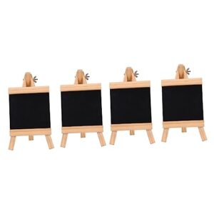 nuobesty 4 pcs blackboard multifunction signage child wood