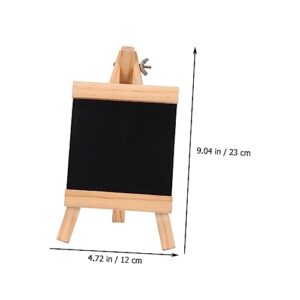 NUOBESTY 4 Pcs Blackboard Multifunction Signage Child Wood