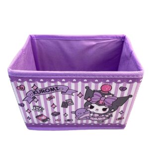 huangqh cute foldable cube storage bins box,office desk/room decoration storage box,makeup holder organizer for girl women. (box2)