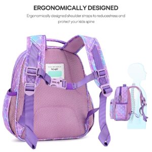 mibasies Toddler Backpack for Girls 2-4, Kindergarten Backpack for Girls, Mermaid Backpack for Preschool Daycare, Mini, Mermaid Tail