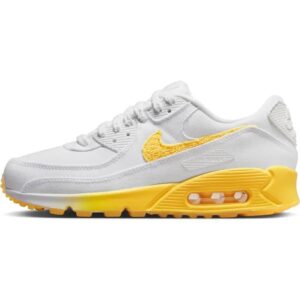 Nike Air Max 90 SE Women's Shoes, White/Citron Pulse-Alabaster, Size 7.5