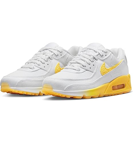 Nike Air Max 90 SE Women's Shoes, White/Citron Pulse-Alabaster, Size 7.5