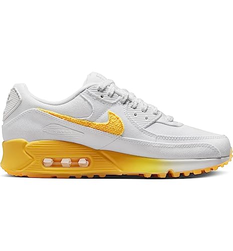 Nike Air Max 90 SE Women's Shoes, White/Citron Pulse-Alabaster, Size 7.5