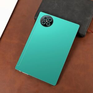 fecamos tablet pc, 10. 1 inch tablet 4g calling 100-240v 8gb ram 256gb rom green for study (us plug)