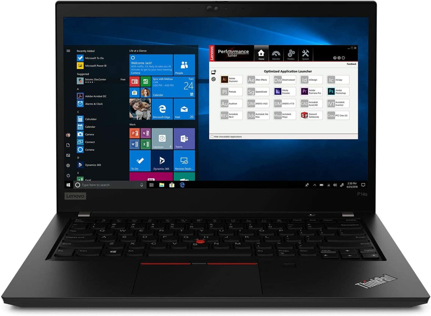 2023 Lenovo ThinkPad P14s G2 14” FHD IPS Touch Laptop 4-Core Intel i7-1185G7 vPro NVIDIA T500 4GB GDDR6 16GB DDR4 512GB NVMe SSD 2xThunderbolt4 WIFI AX HDMI Fingerprint Backlit Windows 11 Pro w/RE USB