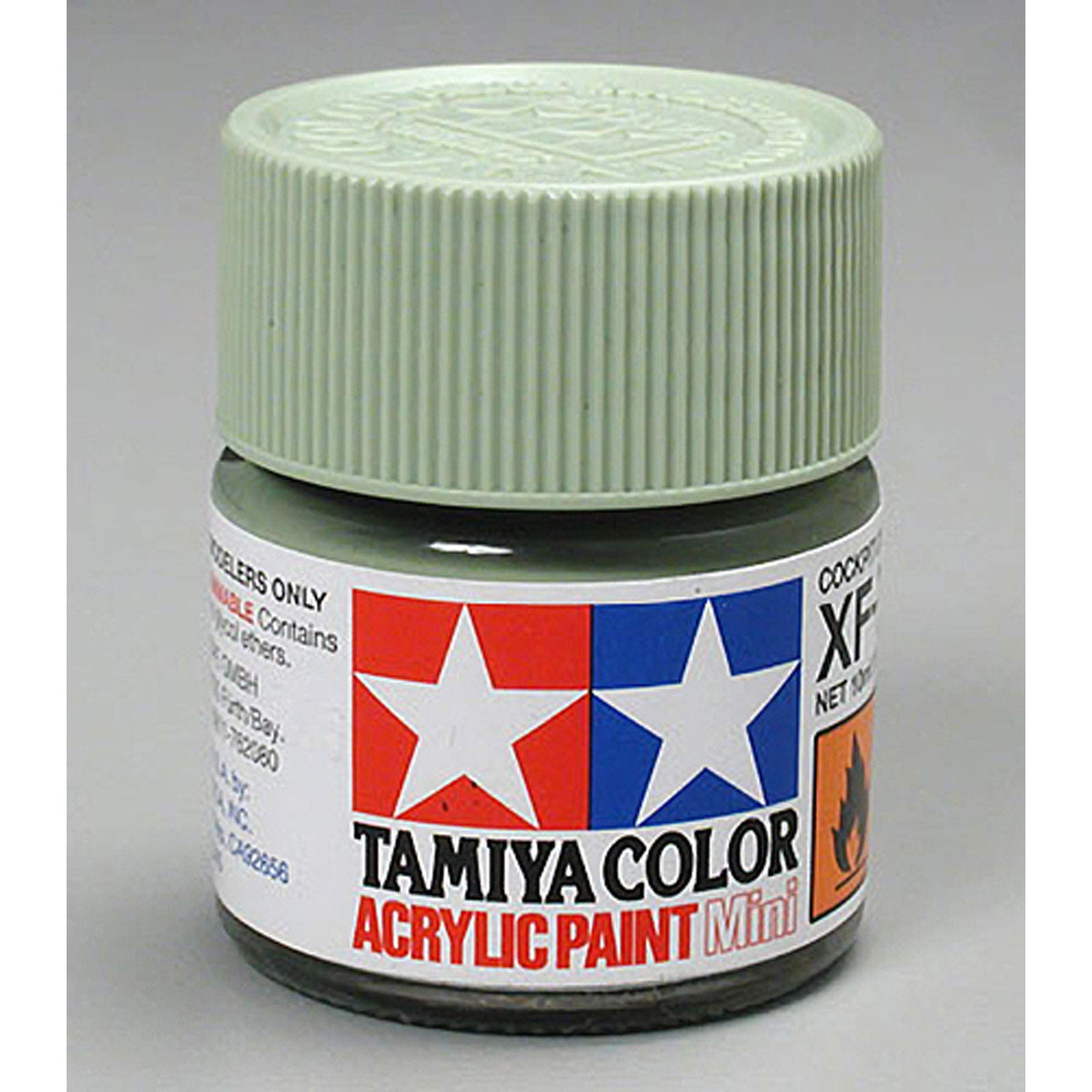 TAMIYA Acrylic Mini XF71Flat Cockpit Green TAM81771 Plastics Paint Acrylic