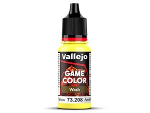 vallejo game color 73208 yellow wash (18ml)