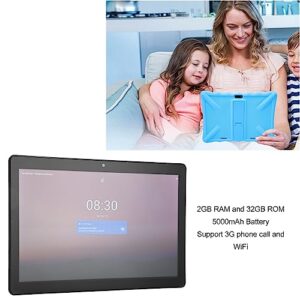 VINGVO Kids Tablet, 10.1 Inch Parental Control Tablet PC Pre Installed App IPS Screen with Silicone Case for Education (US Plug)