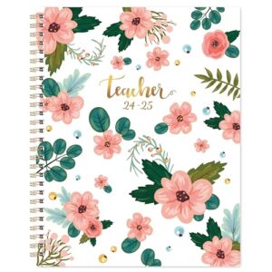 teacher planner 2024-2025 - teacher planner 2024-2025 academic year, july 2024 - june 2025, 8'' x 10'', lesson plan book, weekly & monthly lesson planner with quotes, weekly activity schedule