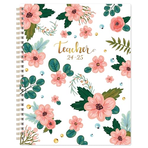 Teacher Planner 2024-2025 - Teacher Planner 2024-2025 Academic Year, July 2024 - June 2025, 8'' x 10'', Lesson Plan Book, Weekly & Monthly Lesson Planner with Quotes, Weekly Activity Schedule