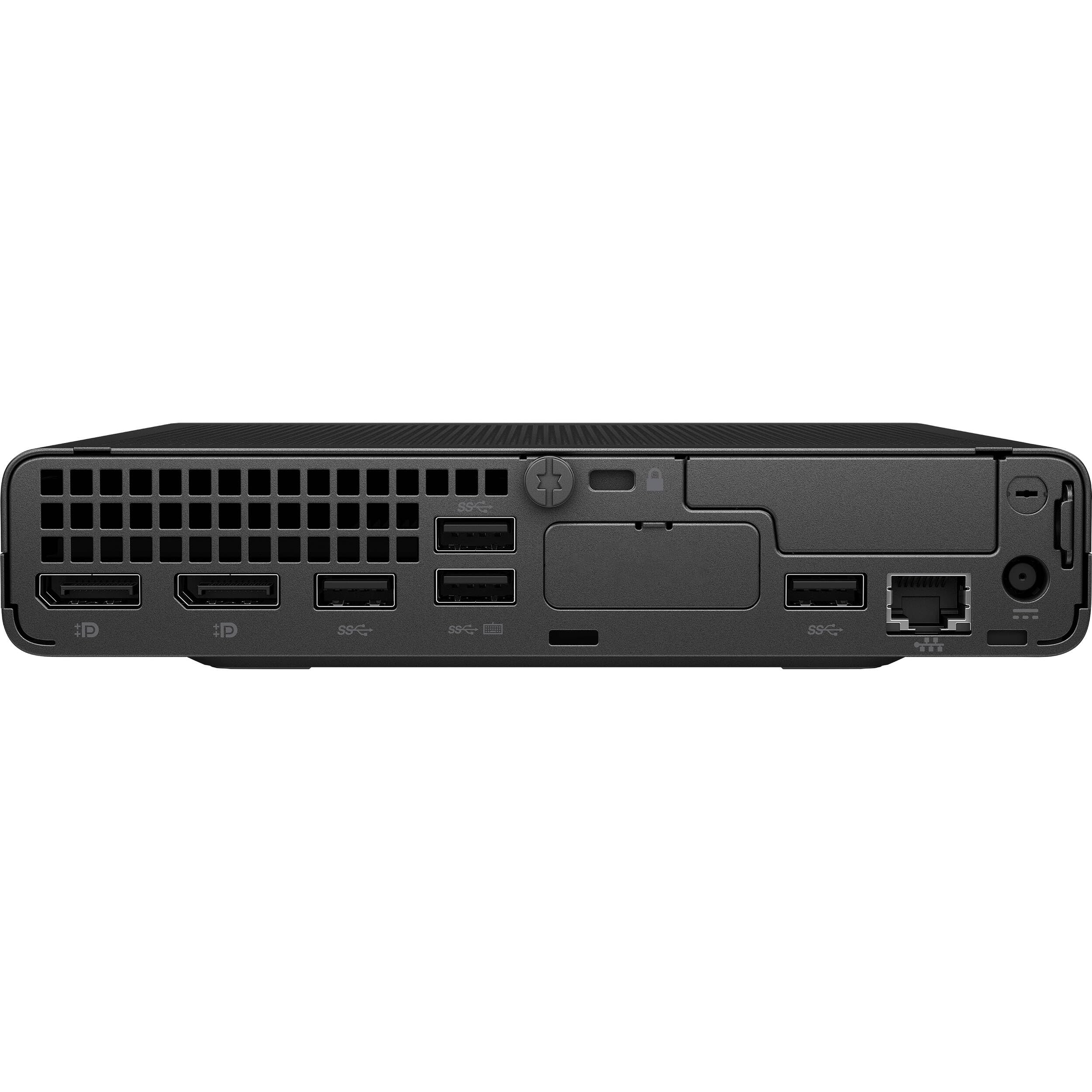 HP ProDesk 600 G6 Mini PC Business Desktop Computer, Intel Octa-Core i7-10700T, 64GB DDR4 RAM, 4TB PCIe SSD, WiFi 6, Bluetooth 5.1, Type-C, Keyboard and Mouse, Windows 10 Pro, AZ-XUT Cable
