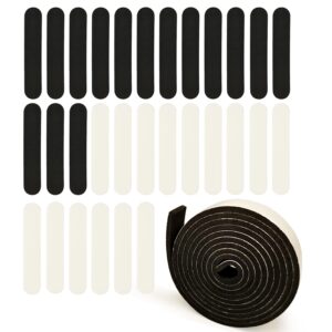 liubeili 31pieces hat size reducer, hat size tape, hat reducer inserts tape self adhesive foam hats reducing tape roll for hat cap, black and white