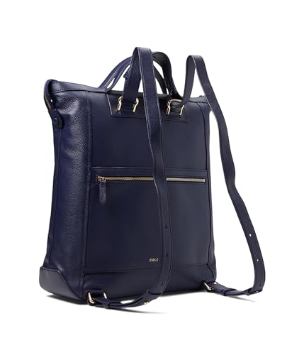 Cole Haan Grand Ambition Large Convertible Backpack Evening Blue One Size