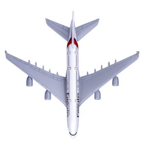 Bswath Model Plane 1:400 Scale Model A380 Model Airplane Diecast Airplanes Metal Plane Model for Gift