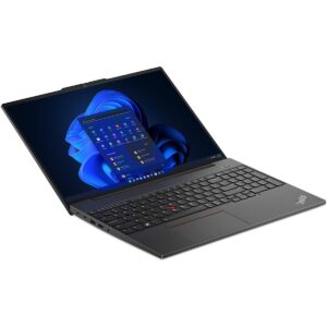 Lenovo ThinkPad E16 Gen 1 21JN003YUS 16" Notebook - WUXGA - 1920 x 1200 - Intel Core i5 13th Gen i5-1335U Deca-core (10 Core) 1.30 GHz - 16 GB Total RAM - 8 GB On-Board Memory - 256 GB SSD - Graphite