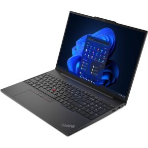 Lenovo ThinkPad E16 Gen 1 21JN003YUS 16" Notebook - WUXGA - 1920 x 1200 - Intel Core i5 13th Gen i5-1335U Deca-core (10 Core) 1.30 GHz - 16 GB Total RAM - 8 GB On-Board Memory - 256 GB SSD - Graphite