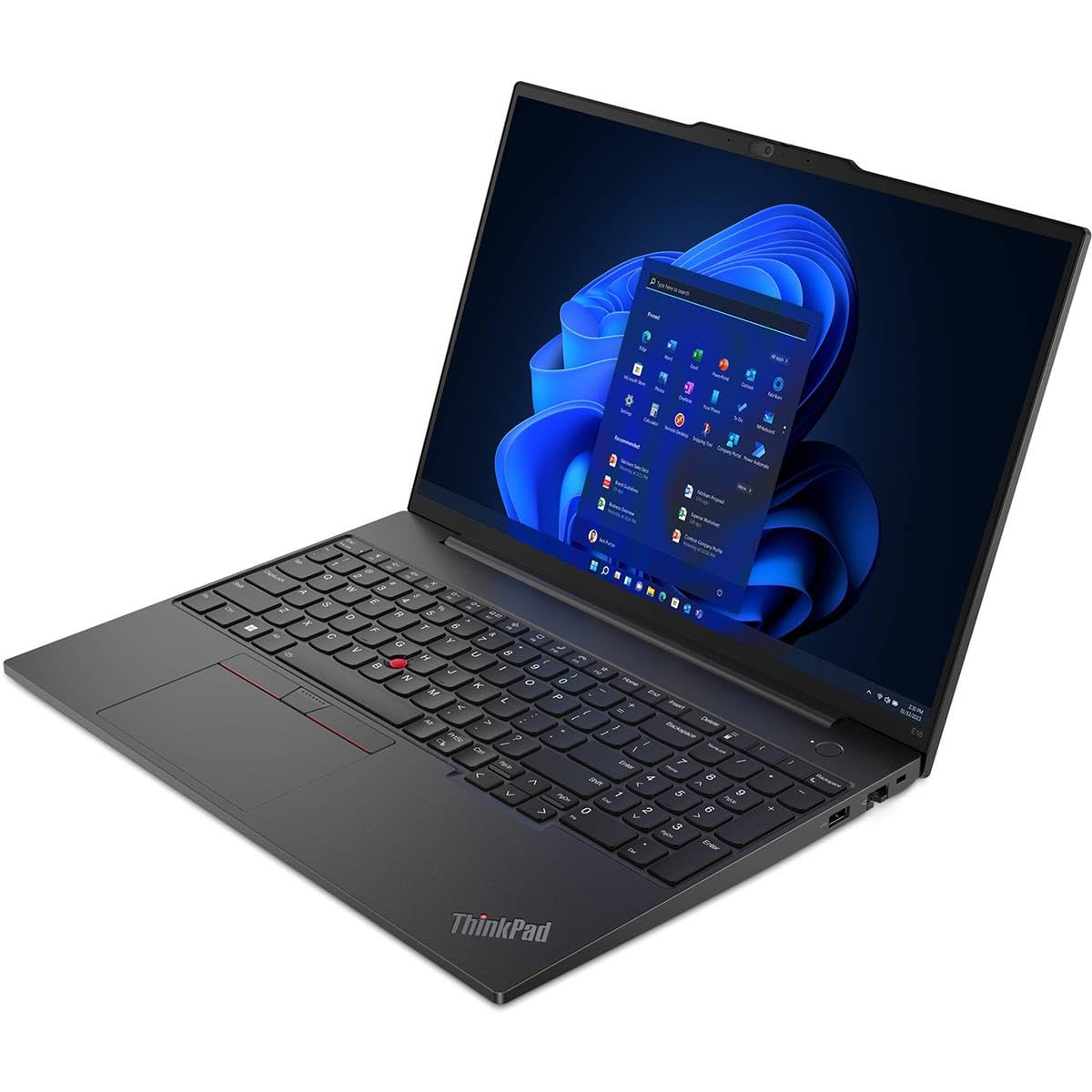 Lenovo ThinkPad E16 Gen 1 21JN003YUS 16" Notebook - WUXGA - 1920 x 1200 - Intel Core i5 13th Gen i5-1335U Deca-core (10 Core) 1.30 GHz - 16 GB Total RAM - 8 GB On-Board Memory - 256 GB SSD - Graphite