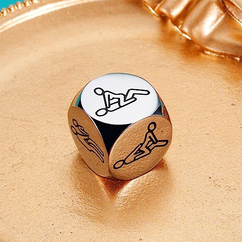 ARKUKU Anniversary Valentines Day Gifts for Him Her Date Night Ideas for Couples Food Decision Dice Christmas Birthday Gifts for Boyfriend Husband Girlfriend Wife Gifts for Men Women