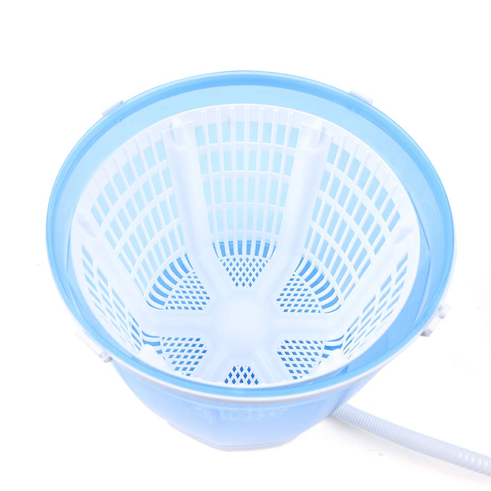 Portable Washing Machine 2 in 1 Mini Washer Spin Dryer Manual Washer Clothes Dryer Traveling Washer Hand Operated 2KG For Apartments Dormitories Camping