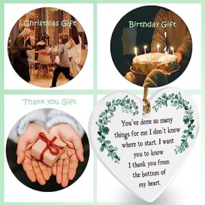 Thank You Gifts for Women Men Friends Coworker Teacher Boss Lady Ornaments for Women Sister Friends Co-Worker Appreciation Gift for Boss Men Friends Coworker Bestie,HYYX2