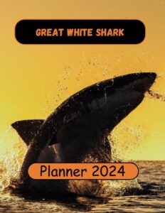 great white shark planner 2024