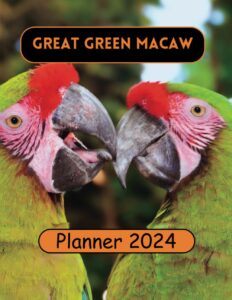 great green macaw planner 2024