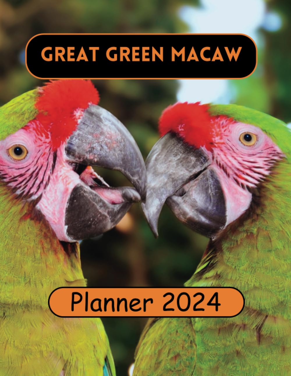 Great Green Macaw Planner 2024