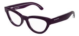 balenciaga bb0241o violet 53/17/145 women eyewear frame