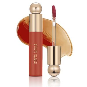 beauty glazed soft pinch tinted lip oil - innovative gel-to-oil formula lightweight, hydrating long-wearing lip care with subtle tint and glossy finish lip glow oil (105 honey)