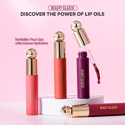 Beauty Glazed Soft Pinch Tinted Lip Oil - Innovative gel-to-oil Formula Lightweight, Hydrating Long-wearing Lip Care with Subtle Tint and Glossy Finish Lip Glow Oil (105 HONEY)