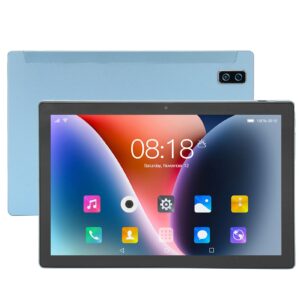 acogedor 10.1 inch tablet, for android 10.1 tablet with 6gb ram 128gb rom, octa core cpu, 5g wifi, hd screen, dual camera and speaker, tablet for work, gaming (blue)