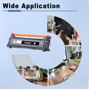 TN660 TN630 Toner Cartridge Replacement for Brother TN 660 630 to HL-L2380DW MFC-L2700DW L2720DW HL-L2320D L2340DW L2300D L2360DW Printer