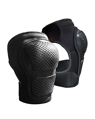 MiJiTrio Knee Pads Construction Heavy-Duty Work Knee Pads - Professional Non-Slip Hard-Shell Tactical Knee Protector with EVA Cushion Support soft and comfortable- For Construction, Gardening (Large)