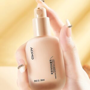 ADMD Foundation, Hydrating Waterproof and Light Long Lasting Foundation, ADMD Light Fog Makeup Holding Liquid Foundation, Lasting Coverage for All Skin Types(30ml/NATURAL COLOR)