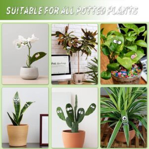 Fiueng Monster Potted Plant Eyes 20pcs, Fun Plant Pin Hanging Decoration, Cute Plant Silicone Decoration, Indoor and Outdoor Decoration, Birthday Gift for Plant Lovers, DIY Gift for Kids