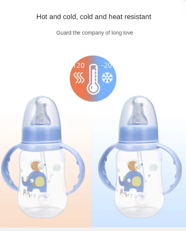 4 Pack Anti-Colic Options+ Baby Bottles, Narrow Pretty Baby, 5oz 145ml