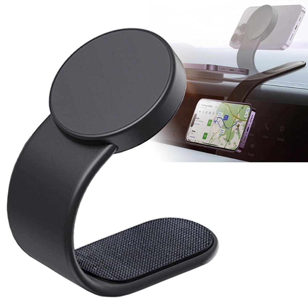 GLOCALL Magnetic Suction Car Phone Holder, Stylish Magnetic Car Phone Holder Hands Free Phone Car Holder Mount Phone Mount for Car (1Pcs)